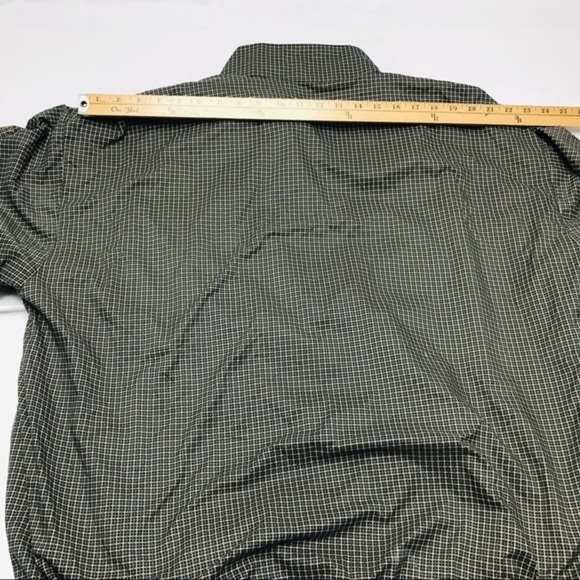 Dryjoys By Footjoy Plaid Checks Golf Jacket Large Brown Blue lightweight - Picture 5 of 10